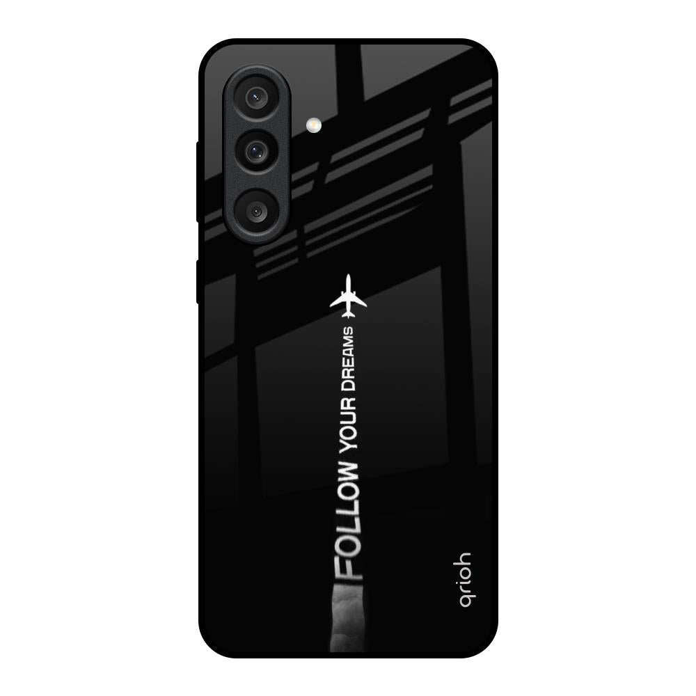 Follow Your Dreams Samsung Galaxy M56 5G Glass Back Cover Online