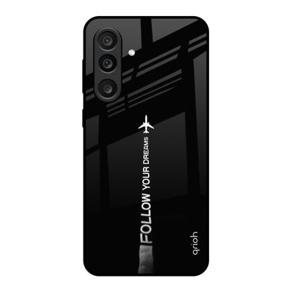 Follow Your Dreams Samsung Galaxy M56 5G Glass Back Cover Online