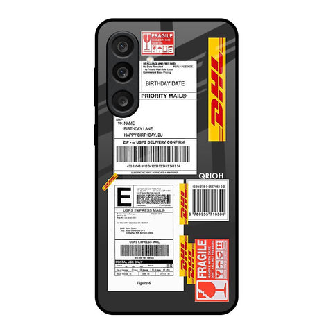 Cool Barcode Label Samsung Galaxy M56 5G Glass Back Cover Online