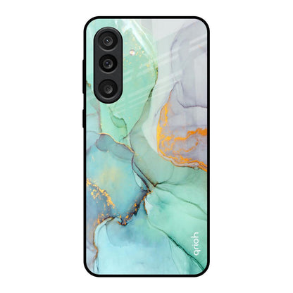 Green Marble Samsung Galaxy M56 5G Glass Back Cover Online