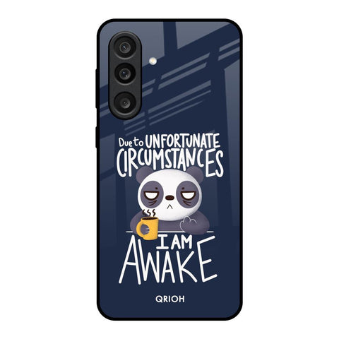 Struggling Panda Samsung Galaxy M56 5G Glass Back Cover Online