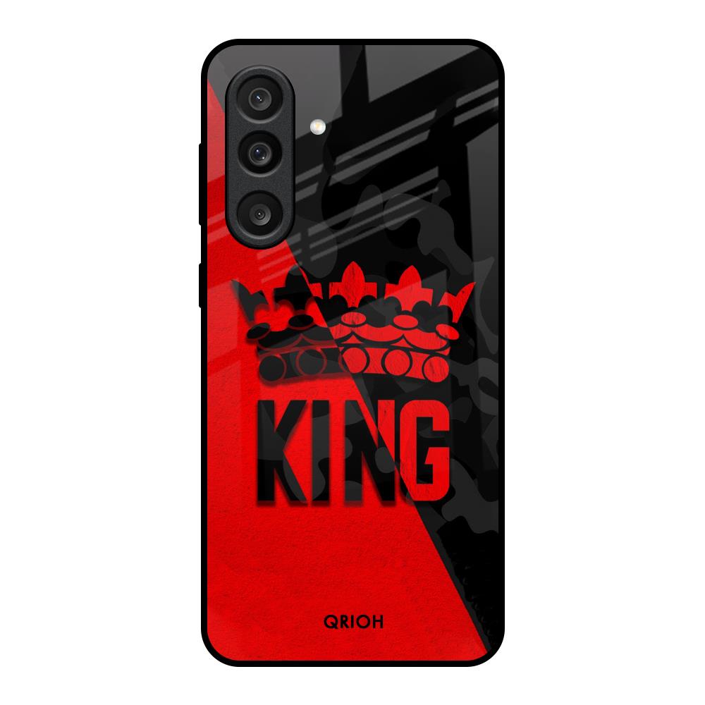 I Am A King Samsung Galaxy M56 5G Glass Back Cover Online