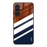 Bold Stripes Samsung Galaxy M56 5G Glass Back Cover Online