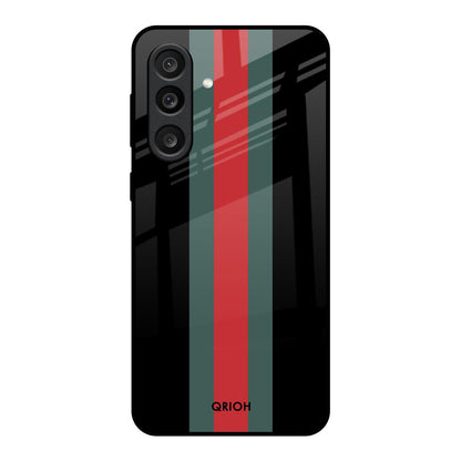 Vertical Stripes Samsung Galaxy M56 5G Glass Back Cover Online