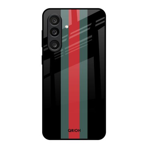 Vertical Stripes Samsung Galaxy M56 5G Glass Back Cover Online