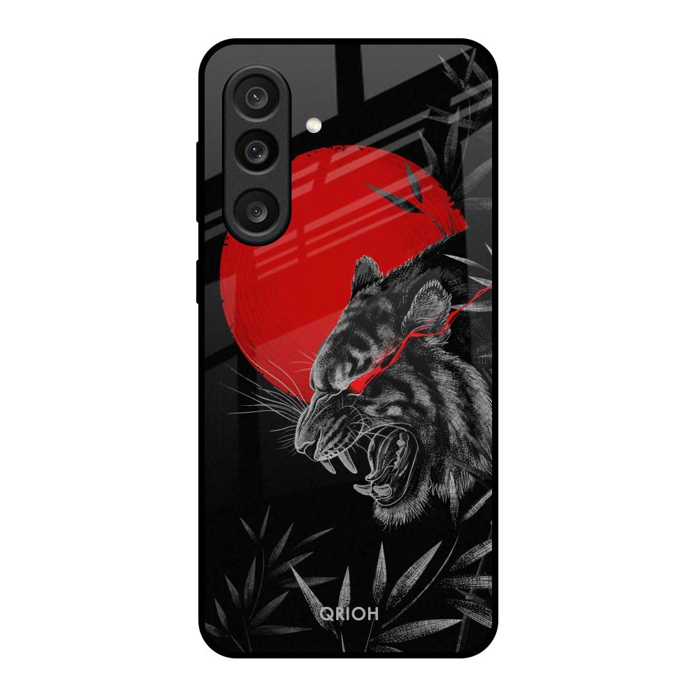Red Moon Tiger Samsung Galaxy M56 5G Glass Back Cover Online