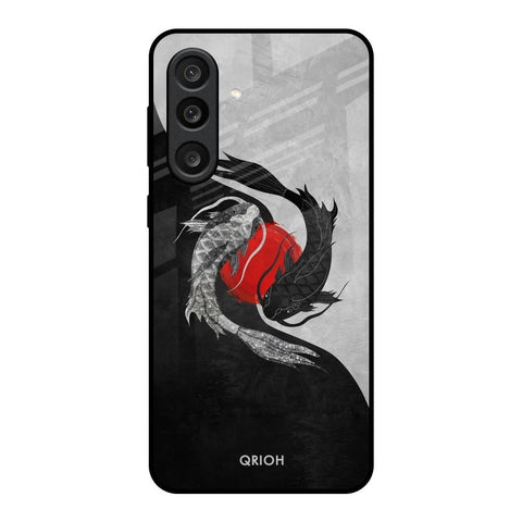 Japanese Art Samsung Galaxy M56 5G Glass Back Cover Online