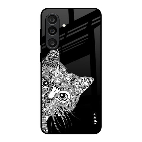 Kitten Mandala Samsung Galaxy M56 5G Glass Back Cover Online