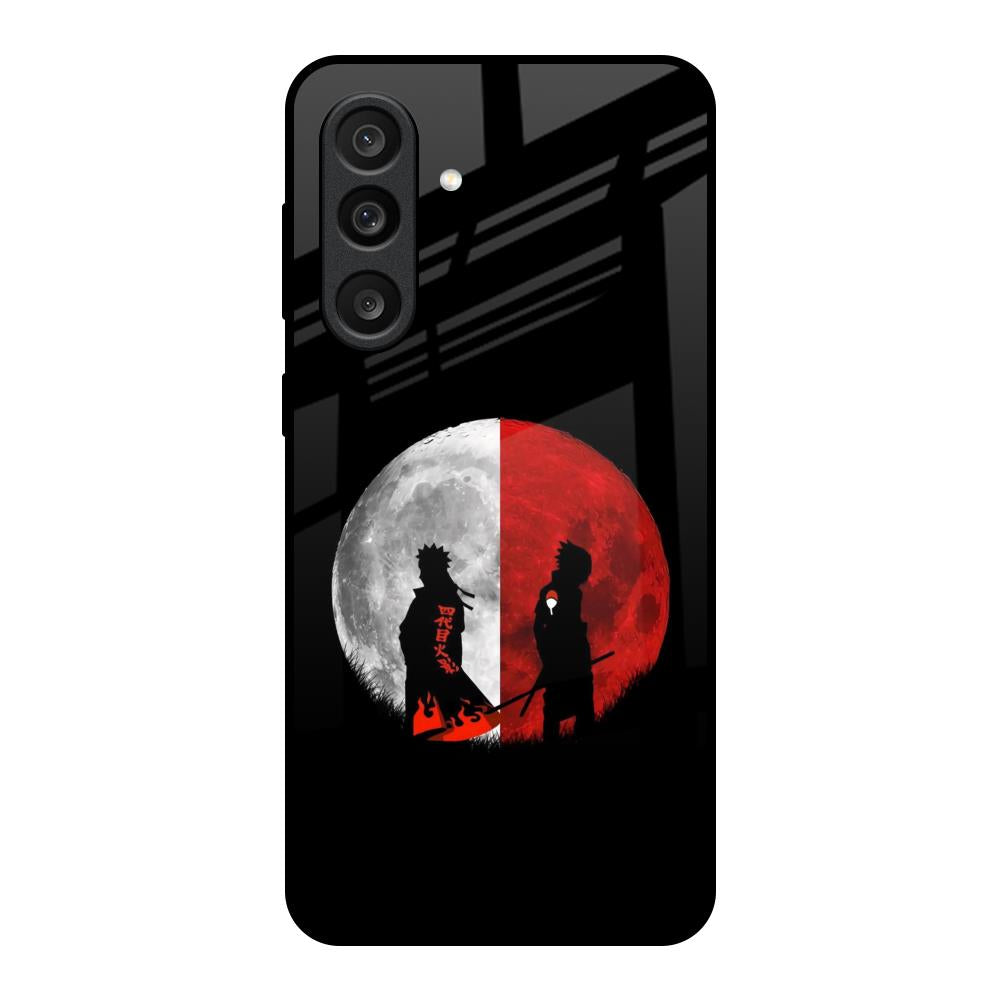 Anime Red Moon Samsung Galaxy M56 5G Glass Back Cover Online