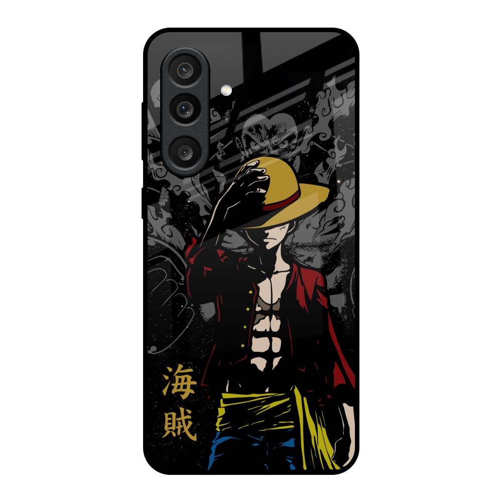 Dark Luffy Samsung Galaxy M56 5G Glass Back Cover Online