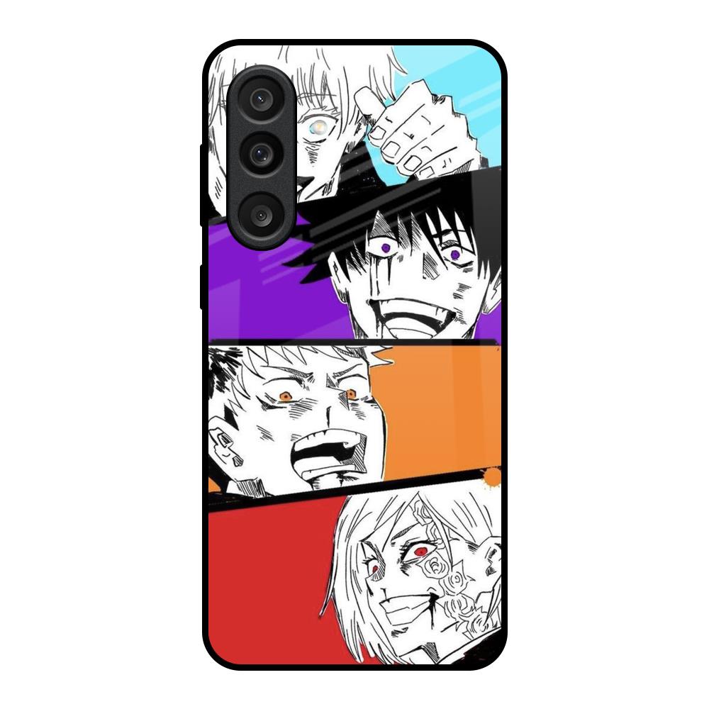 Anime Sketch Samsung Galaxy M56 5G Glass Back Cover Online