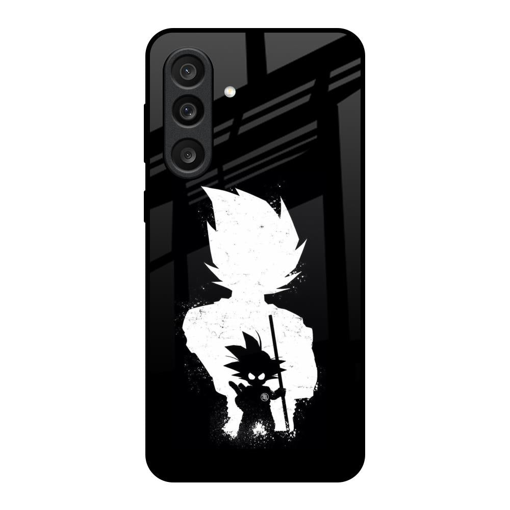 Monochrome Goku Samsung Galaxy M56 5G Glass Back Cover Online