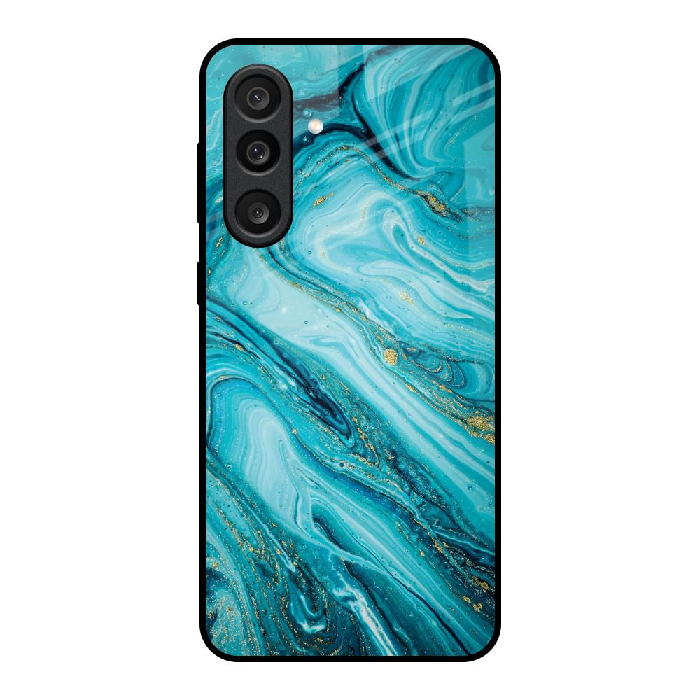 Ocean Marble Samsung Galaxy M56 5G Glass Back Cover Online
