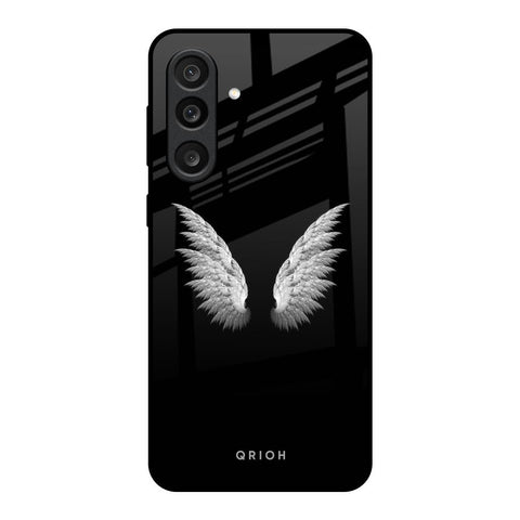 White Angel Wings Samsung Galaxy M56 5G Glass Back Cover Online