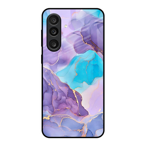 Alcohol ink Marble Samsung Galaxy M56 5G Glass Back Cover Online