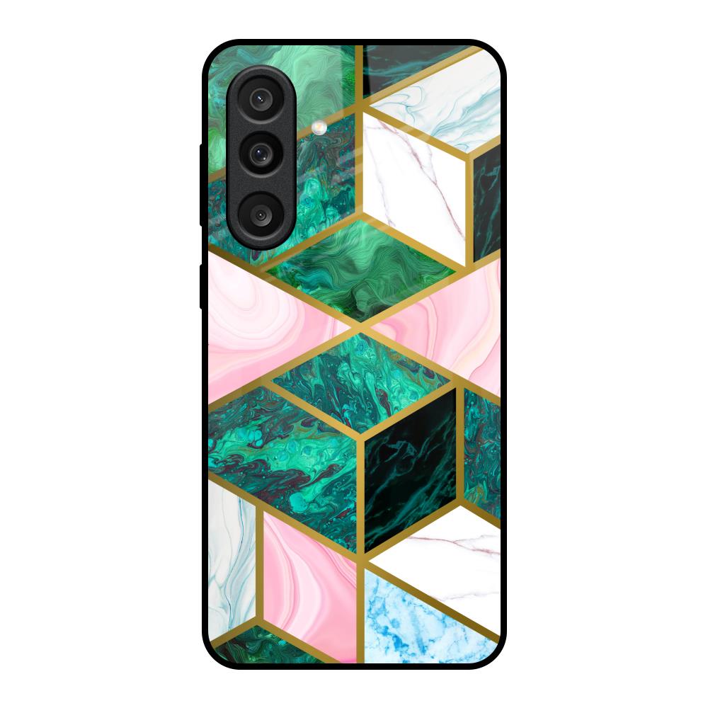 Seamless Green Marble Samsung Galaxy M56 5G Glass Back Cover Online