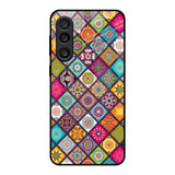 Multicolor Mandala Samsung Galaxy M56 5G Glass Back Cover Online