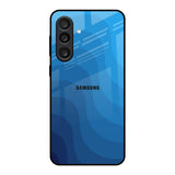Blue Wave Abstract Samsung Galaxy M56 5G Glass Back Cover Online