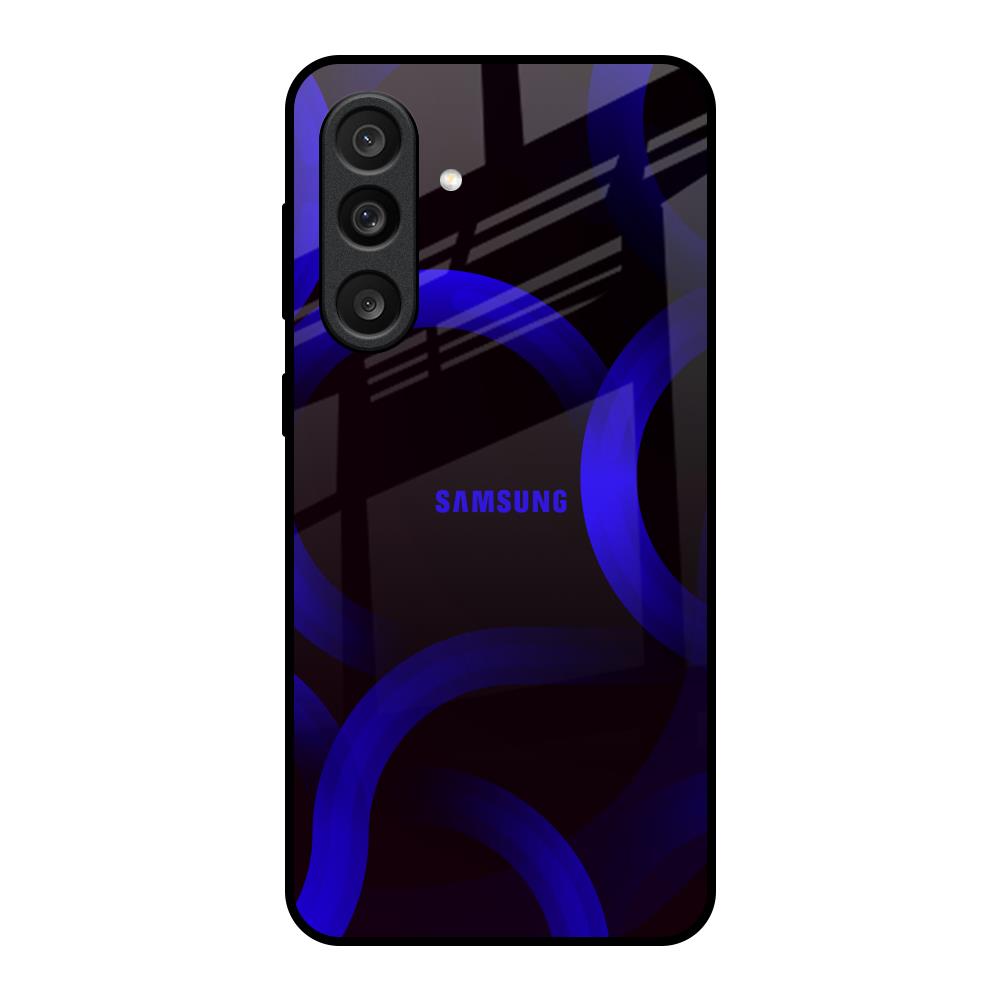 Blue Ring Light Samsung Galaxy M56 5G Glass Back Cover Online