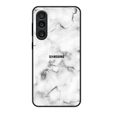 Satin White Marble Samsung Galaxy M56 5G Glass Back Cover Online