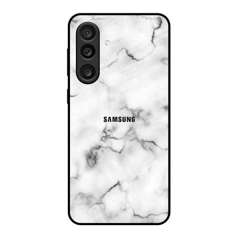 Satin White Marble Samsung Galaxy M56 5G Glass Back Cover Online
