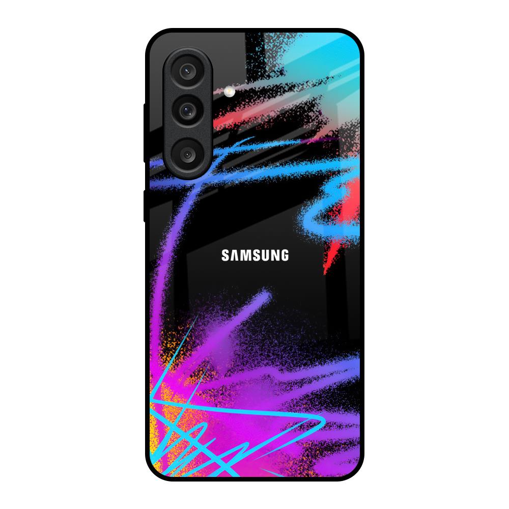 Brushy Color Samsung Galaxy M56 5G Glass Back Cover Online