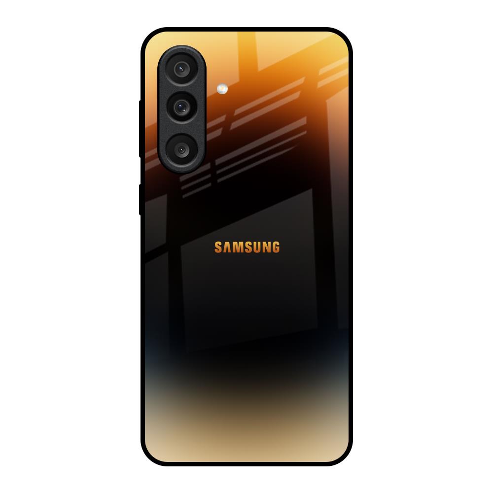 Grainy Yellow Samsung Galaxy M56 5G Glass Back Cover Online