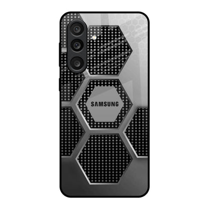 Hexagon Style Samsung Galaxy M56 5G Glass Back Cover Online