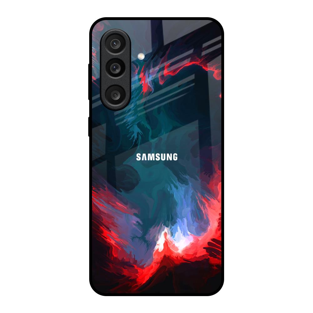 Brush Art Samsung Galaxy M56 5G Glass Back Cover Online