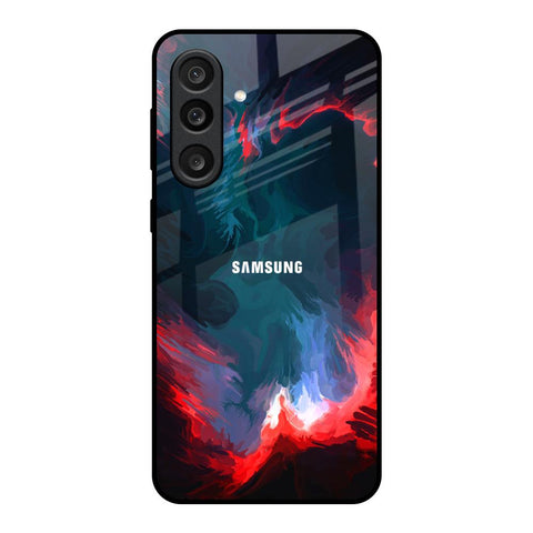 Brush Art Samsung Galaxy M56 5G Glass Back Cover Online