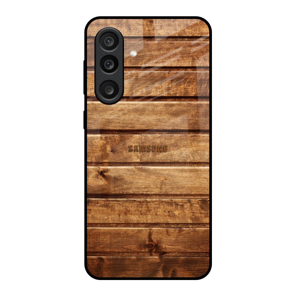 Wooden Planks Samsung Galaxy M56 5G Glass Back Cover Online