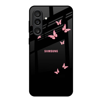 Fly Butterfly Samsung Galaxy M56 5G Glass Back Cover Online