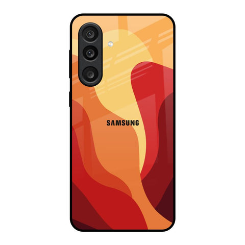 Magma Color Pattern Samsung Galaxy M56 5G Glass Back Cover Online