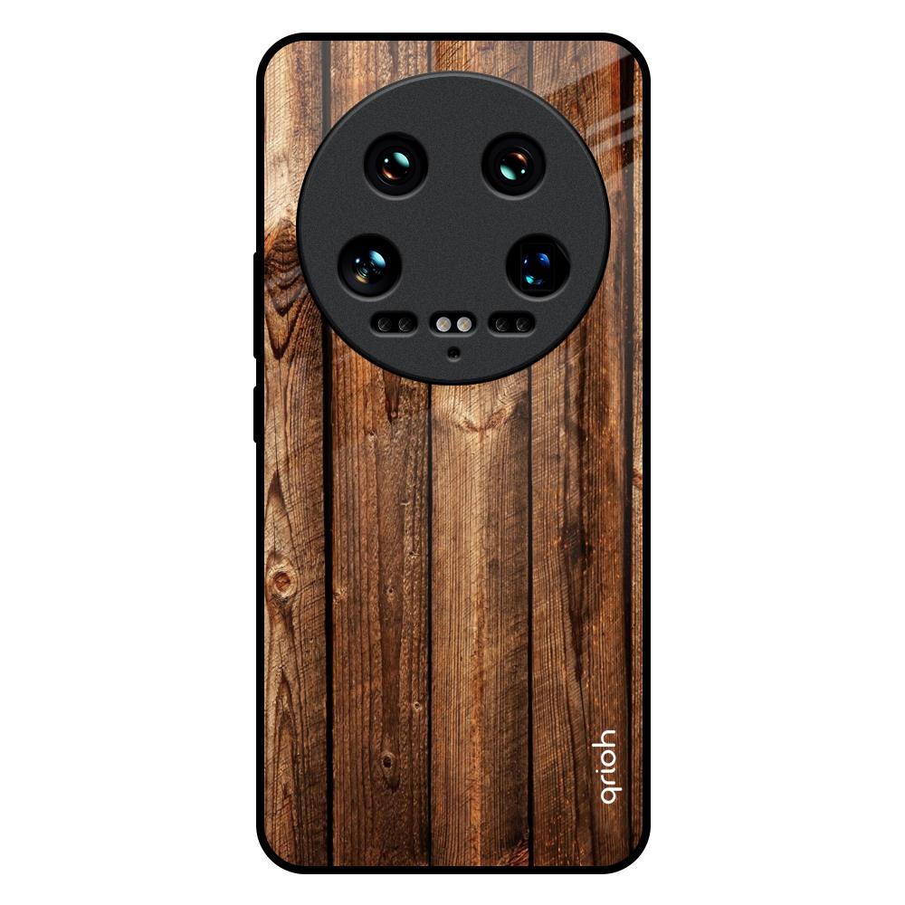 Timber Printed Mi 14 Ultra 5G Glass Back Cover Online