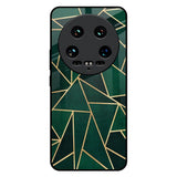 Abstract Green Mi 14 Ultra 5G Glass Back Cover Online