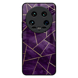 Geometric Purple Mi 14 Ultra 5G Glass Back Cover Online