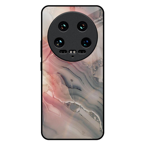 Pink And Grey Marble Mi 14 Ultra 5G Glass Back Cover Online
