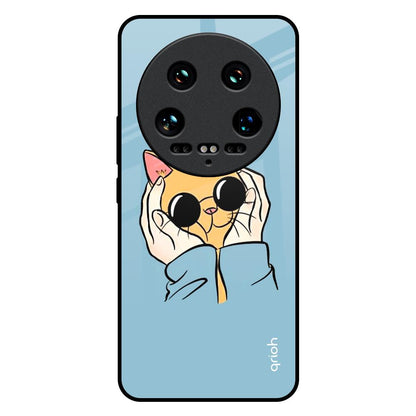 Adorable Cute Kitty Mi 14 Ultra 5G Glass Back Cover Online