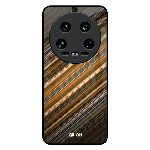 Diagonal Slash Pattern Mi 14 Ultra 5G Glass Back Cover Online