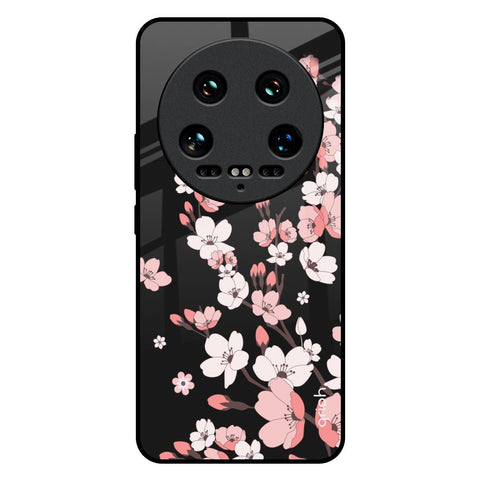 Black Cherry Blossom Mi 14 Ultra 5G Glass Back Cover Online