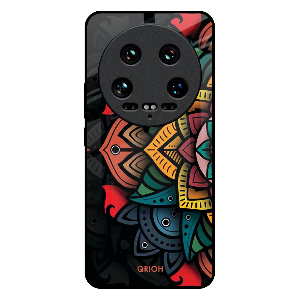 Retro Gorgeous Flower Mi 14 Ultra 5G Glass Back Cover Online
