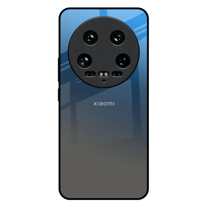 Blue Grey Ombre Mi 14 Ultra 5G Glass Back Cover Online