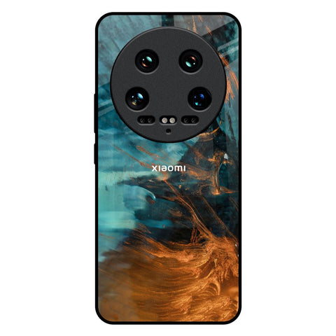 Golden Splash Mi 14 Ultra 5G Glass Back Cover Online