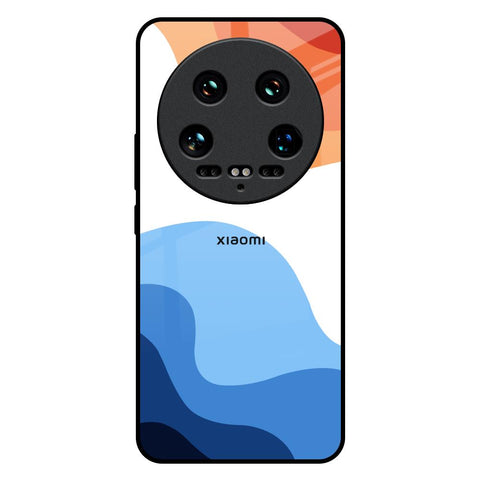 Wavy Color Pattern Mi 14 Ultra 5G Glass Back Cover Online