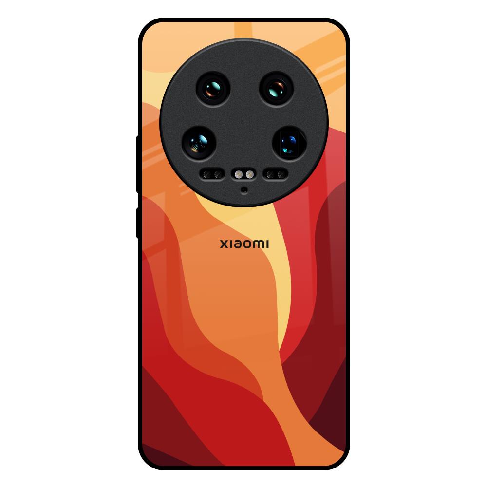 Magma Color Pattern Mi 14 Ultra 5G Glass Back Cover Online