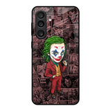 Joker Cartoon Samsung Galaxy F56 5G Glass Back Cover Online