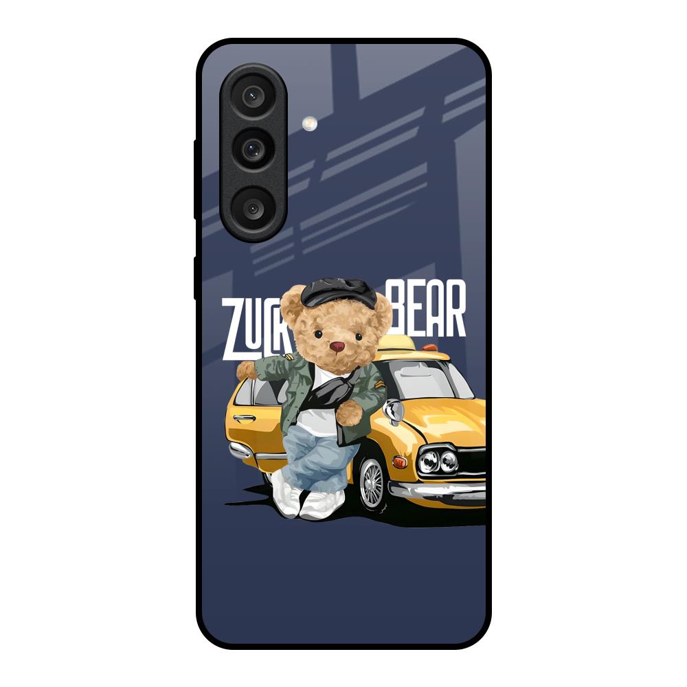 Adventurous Bear Samsung Galaxy F56 5G Glass Back Cover Online