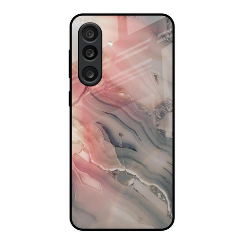 Pink And Grey Marble Samsung Galaxy F56 5G Glass Back Cover Online