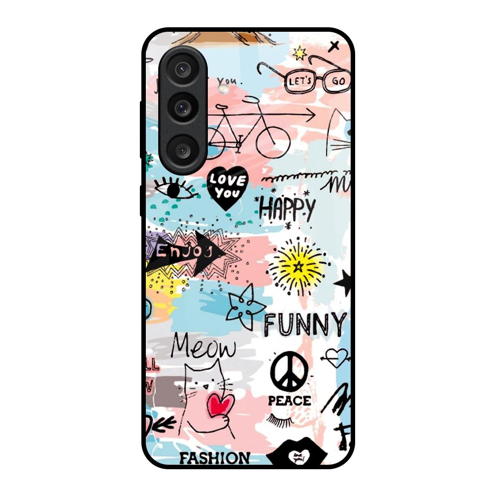 Just For You Samsung Galaxy F56 5G Glass Back Cover Online
