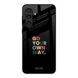Go Your Own Way Samsung Galaxy F56 5G Glass Back Cover Online